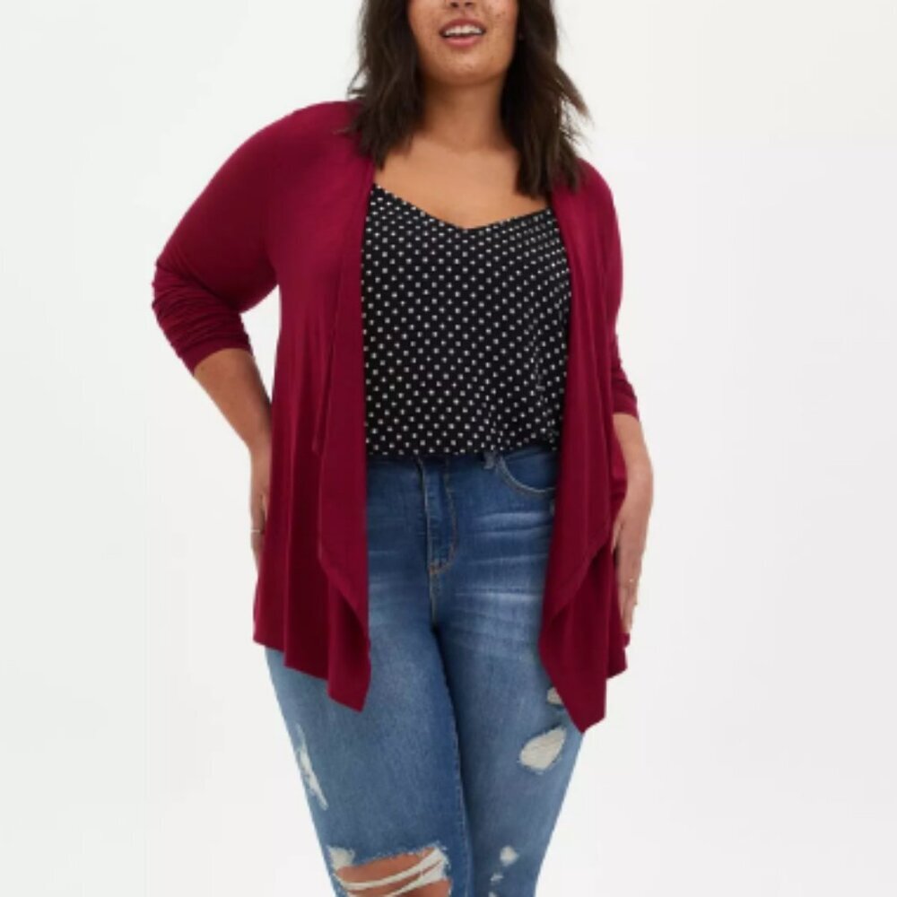 Torrid Sophie Chiffon Swing Cami – Polka Dot – Size 3 (3X / 22-24) NWT - Picture 4 of 12